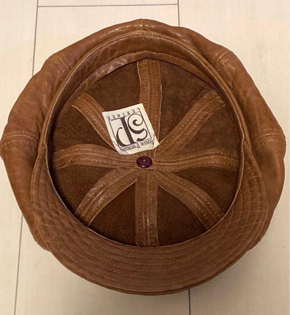 SOUTH PARADISO サウスパラディソ　レザーキャスケット　ブラウン系