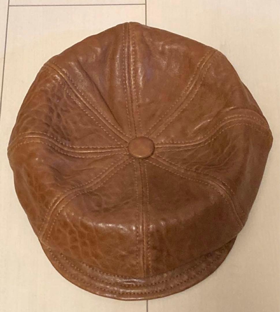 SOUTH PARADISO サウスパラディソ　レザーキャスケット　ブラウン系