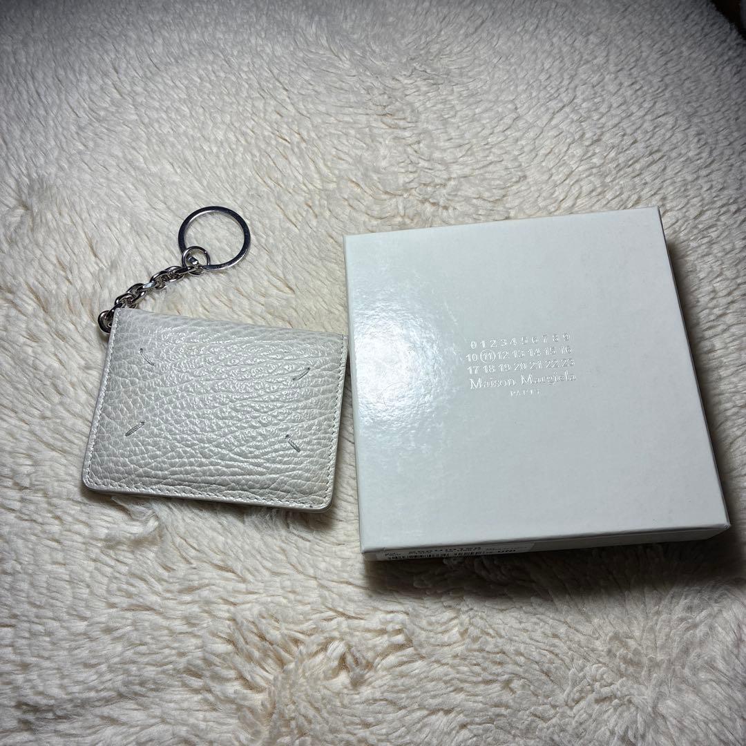 Maison Margiela レザー チェーン付きキーケース