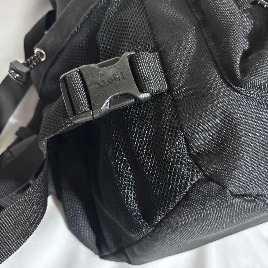 X-girl エックスガール　ブラックリュック　通学　通勤リュック