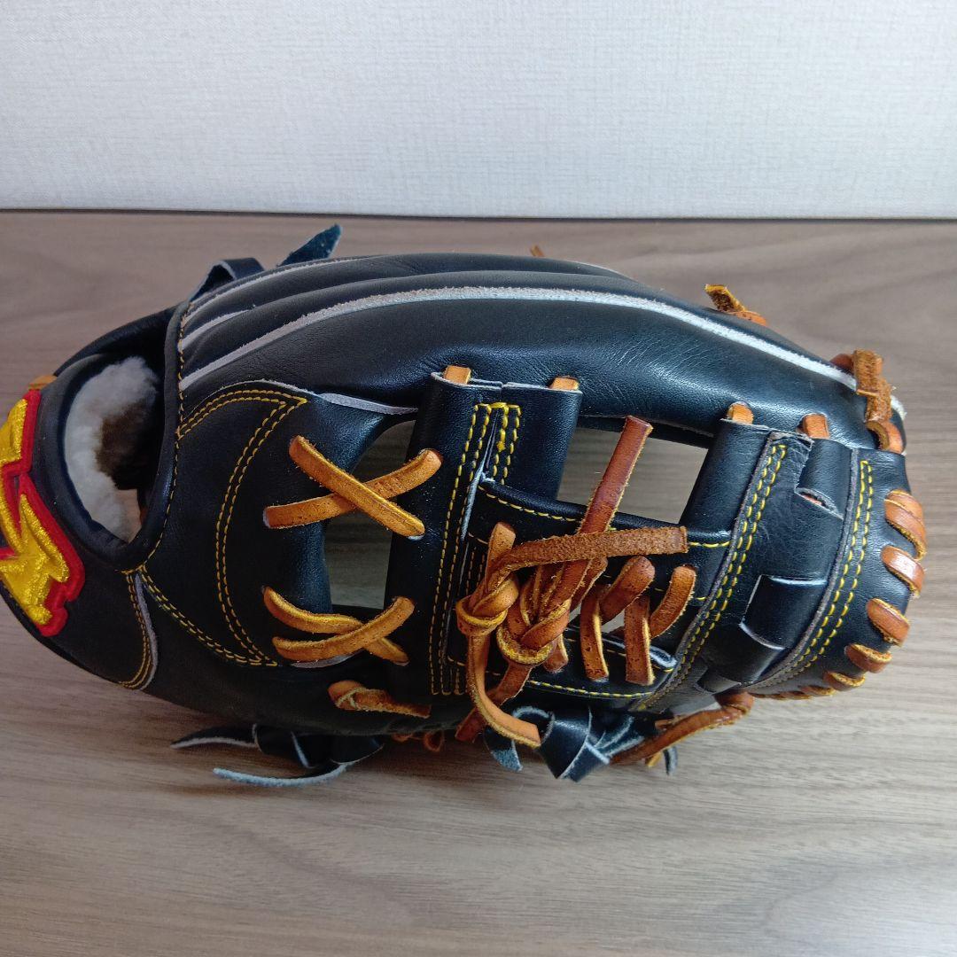 ハイゴールド 硬式グローブ 内野手用 HI-GOLD グラブ 黒