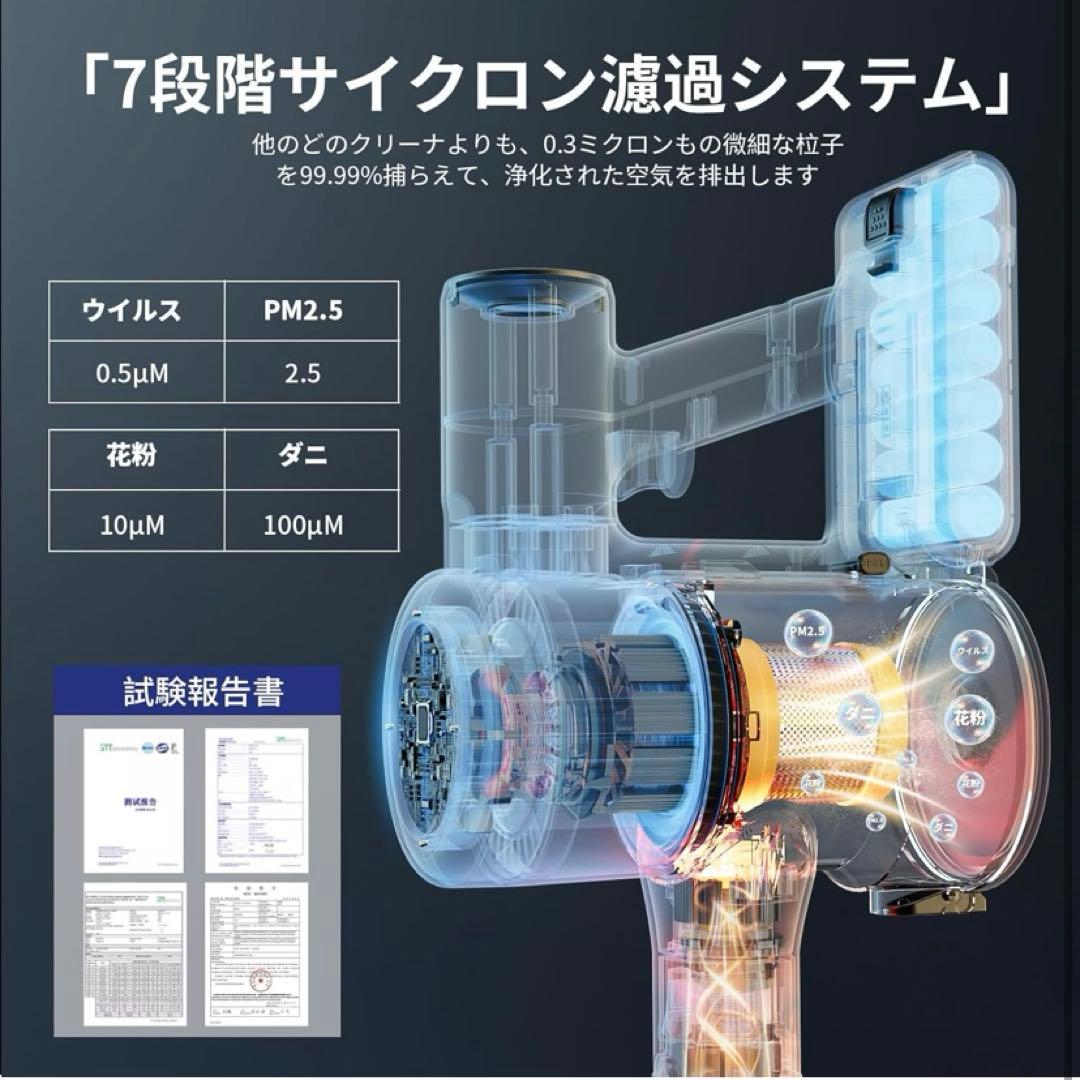 2025年最新掃除機コードレス業界注目自動式吸引力AI70Kpa定価