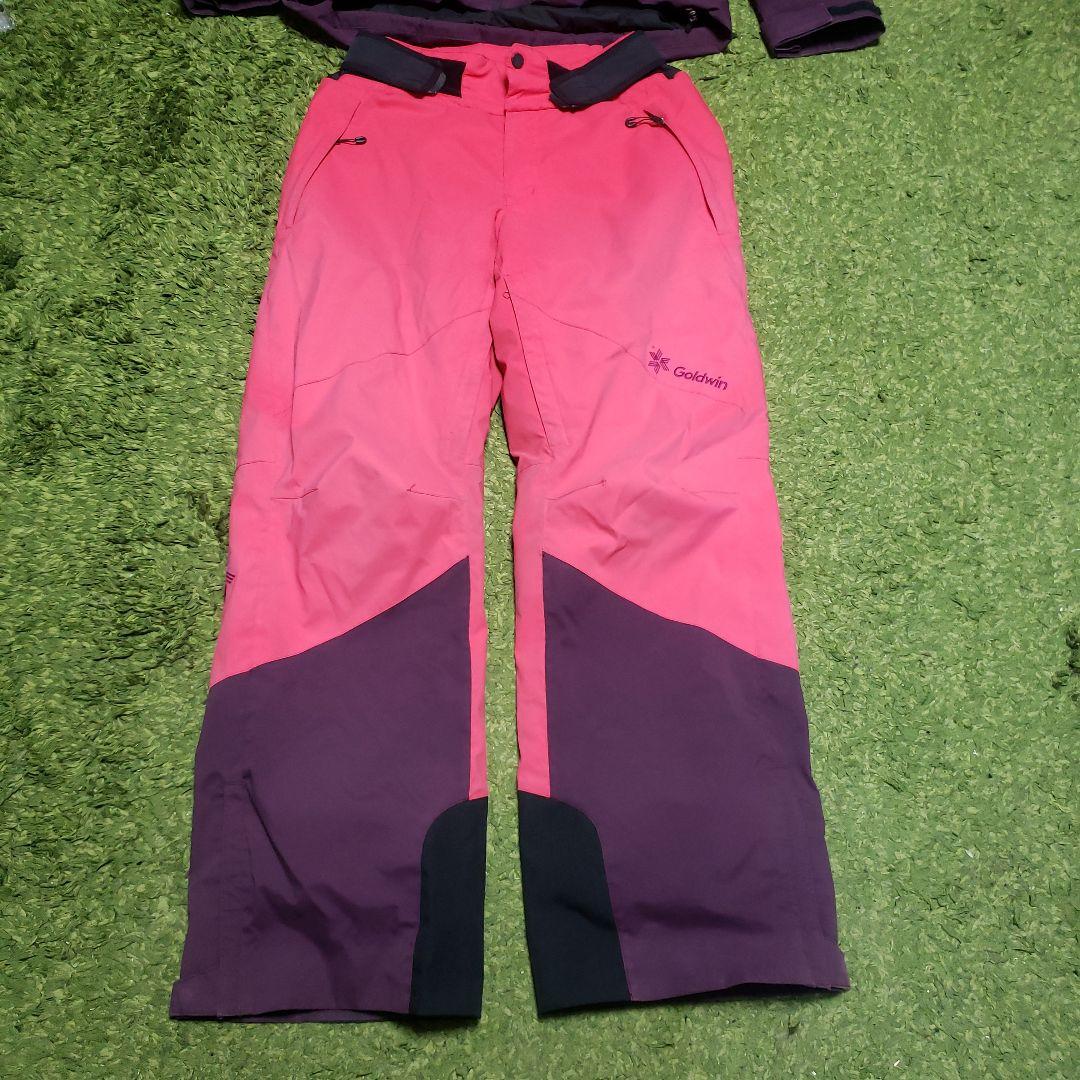 Goldwin スキーウェアセット 紫/ピンク