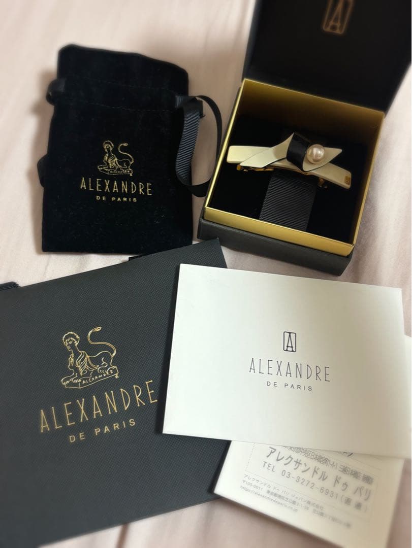 ALEXANDRE DE PARIS バレッタ（6cm）