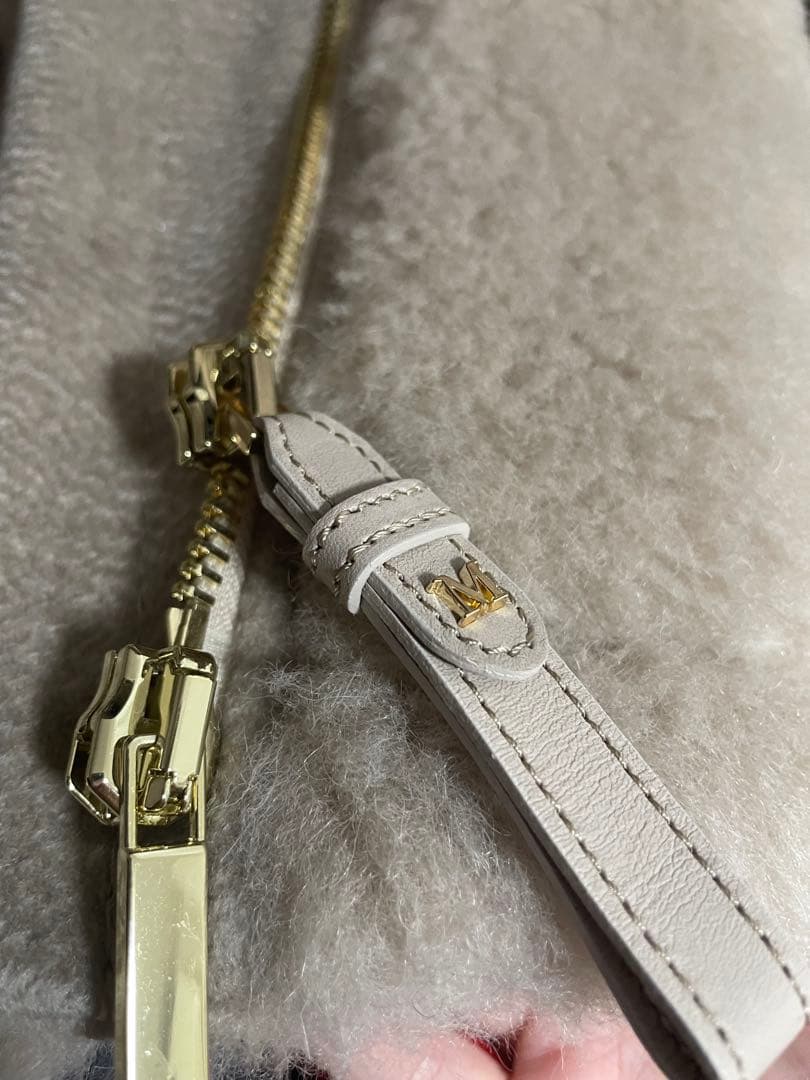 最終価格 Maxmara Newmanto sandテディベアケープニューマント