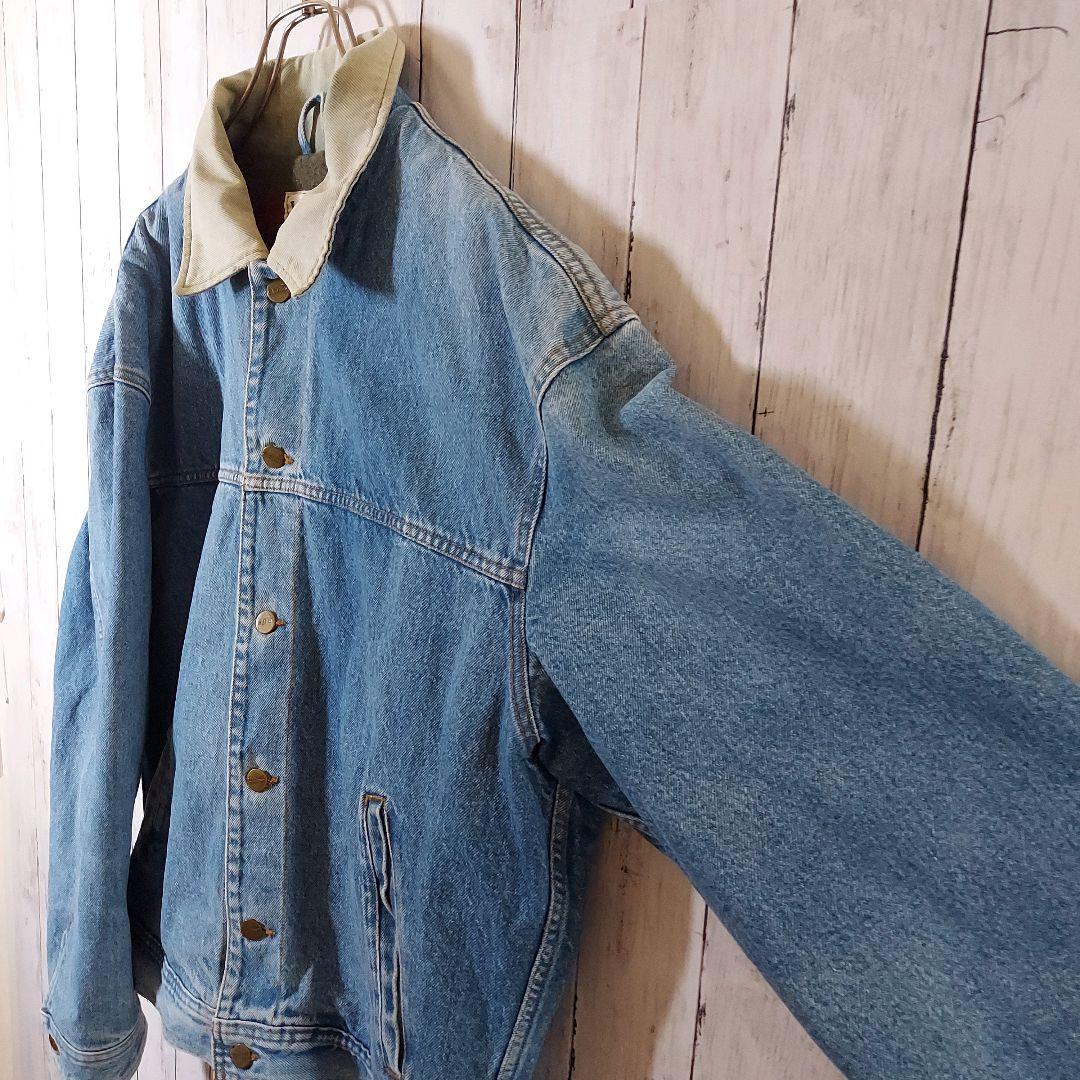 【L.L.Bean】80s エルエルビーン USA製 デニムジャケット XL相当