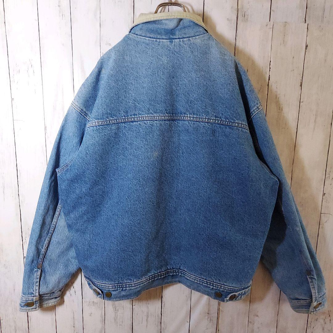 【L.L.Bean】80s エルエルビーン USA製 デニムジャケット XL相当