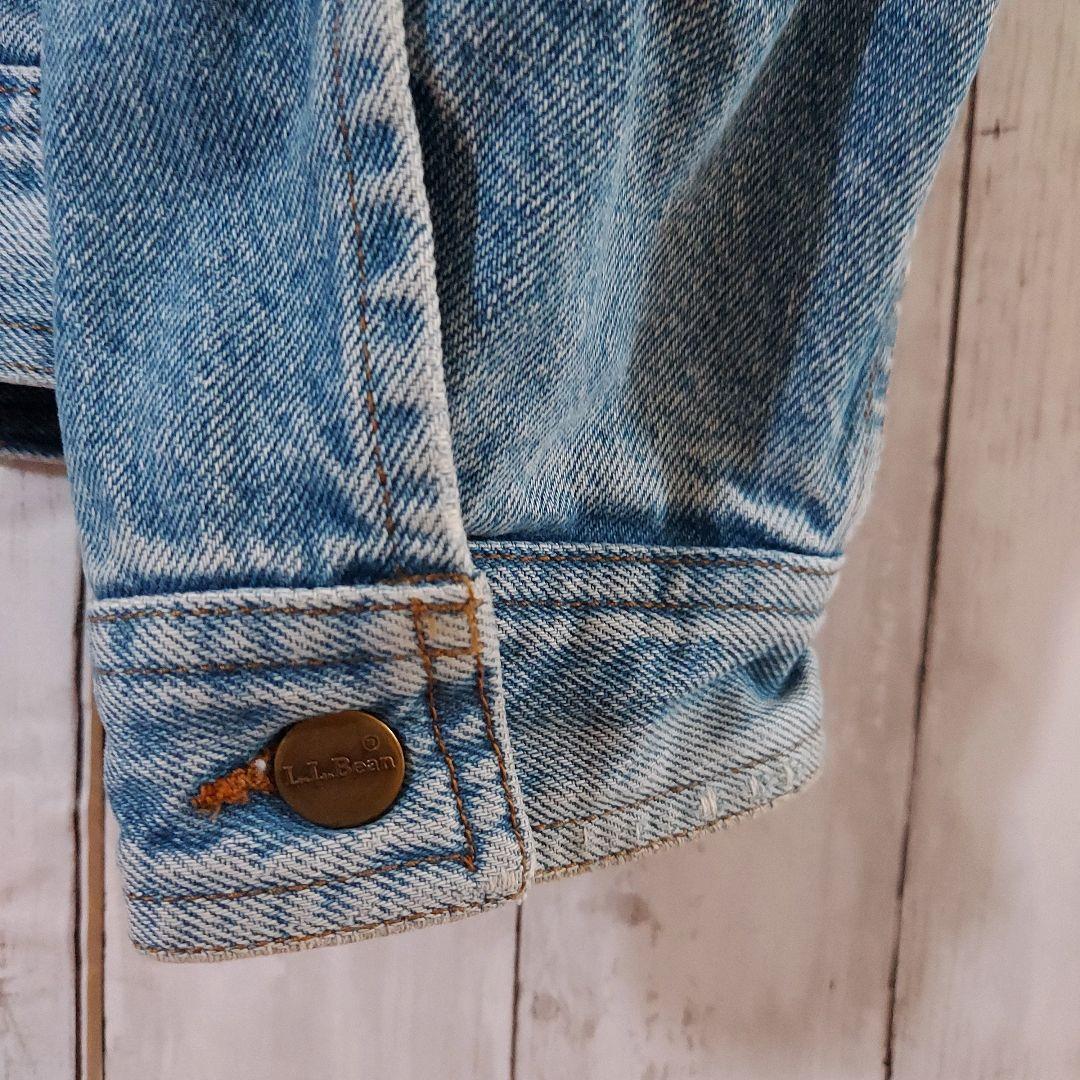 【L.L.Bean】80s エルエルビーン USA製 デニムジャケット XL相当