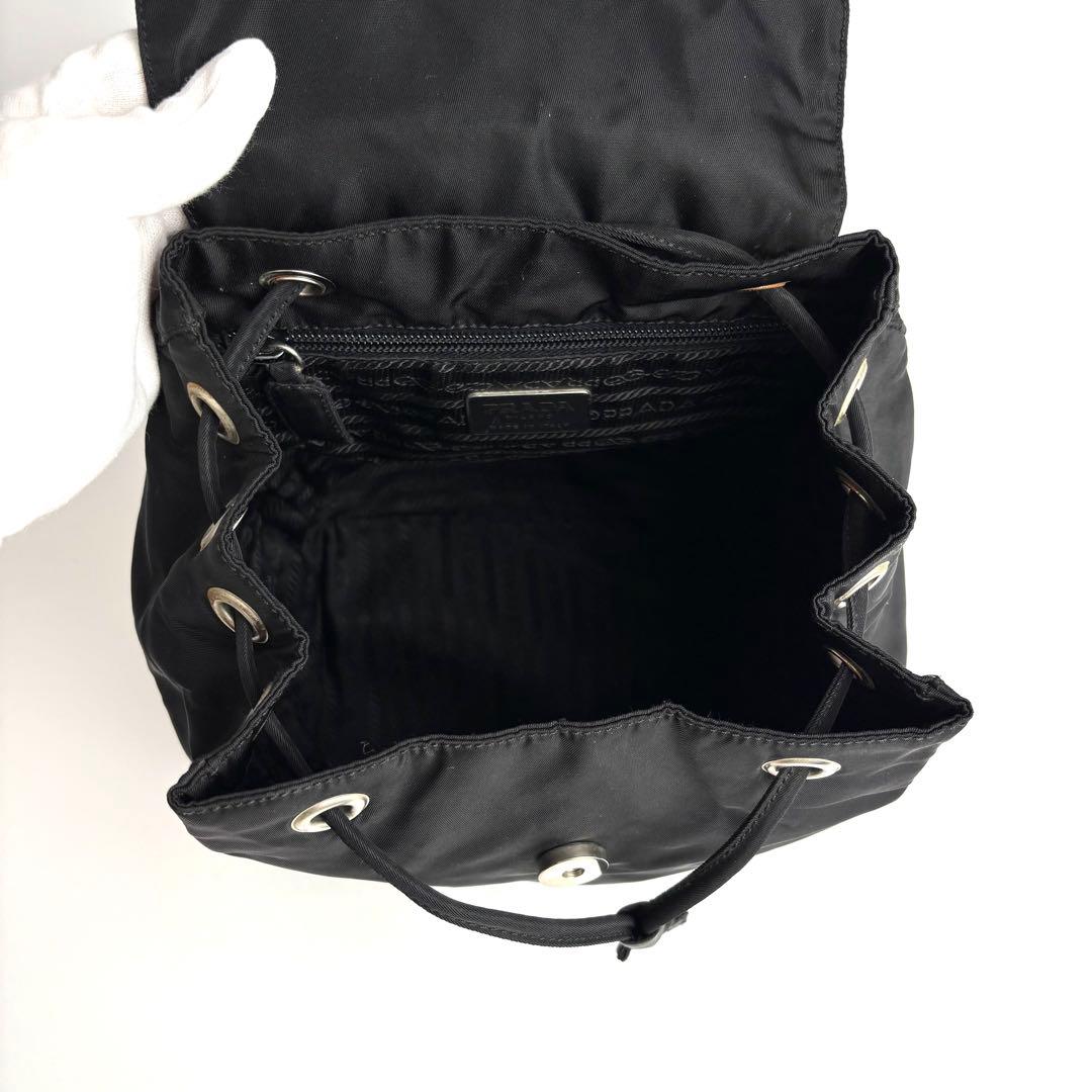 極美品 PRADA プラダ リュック バックパック テスートナイロン ブラック