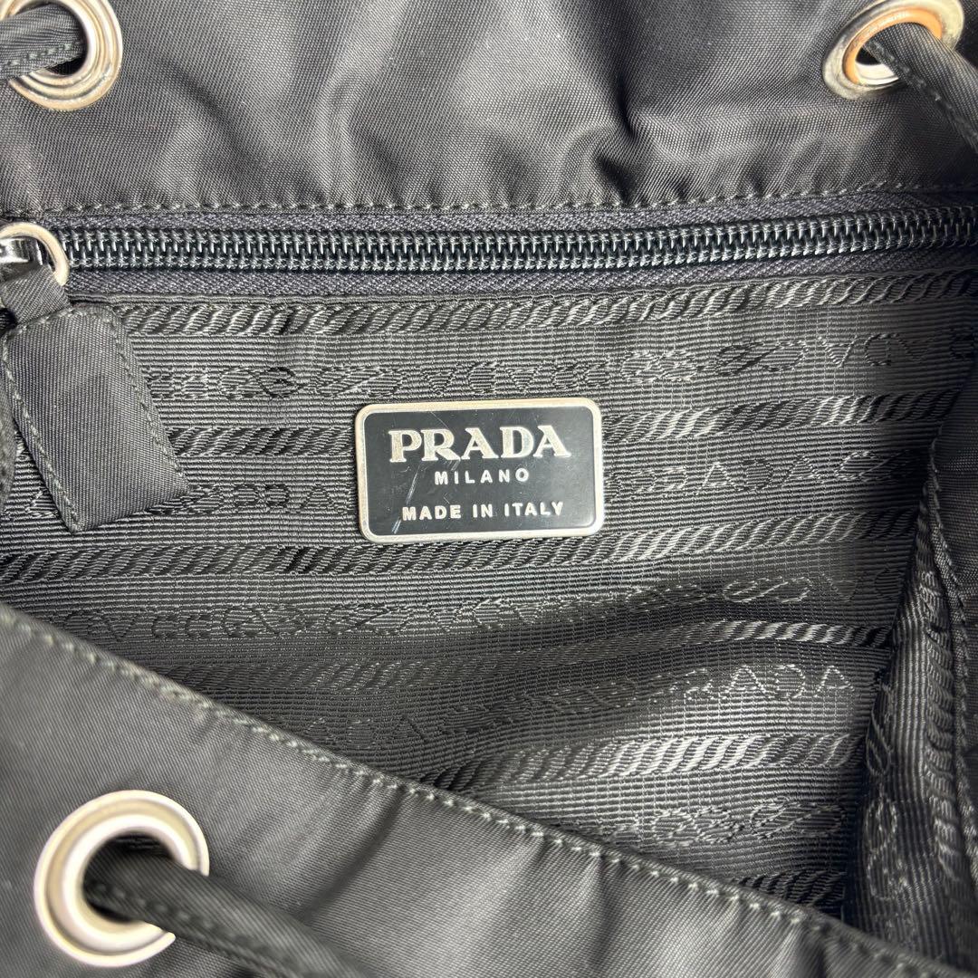 極美品 PRADA プラダ リュック バックパック テスートナイロン ブラック
