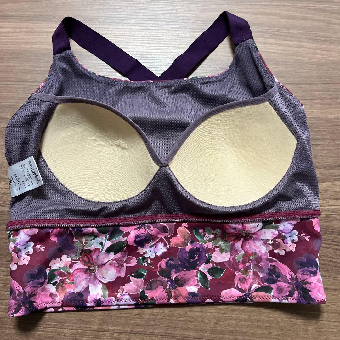 SUKALA【Lサイズ】フルオブフラワー バッククロス トップス ローズ