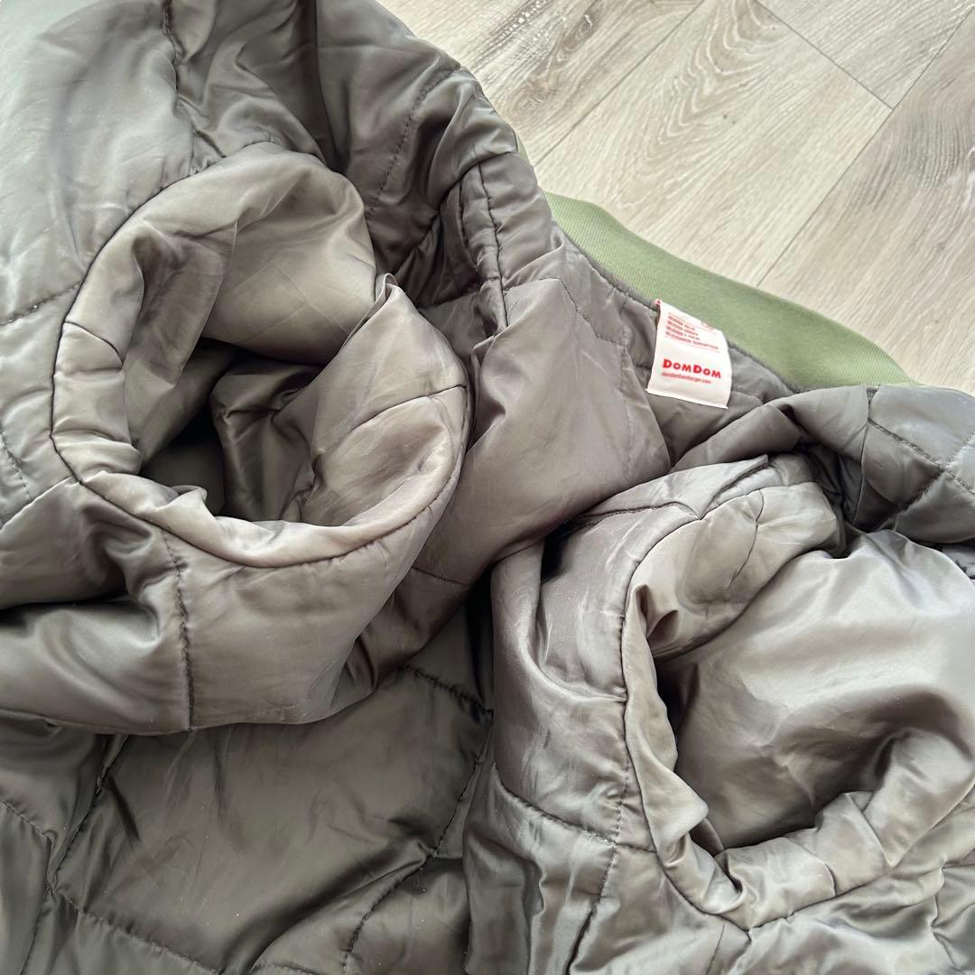 ドムドムハンバーガー MA1 フライトジャケット ミリタリージャケットFオリーブ