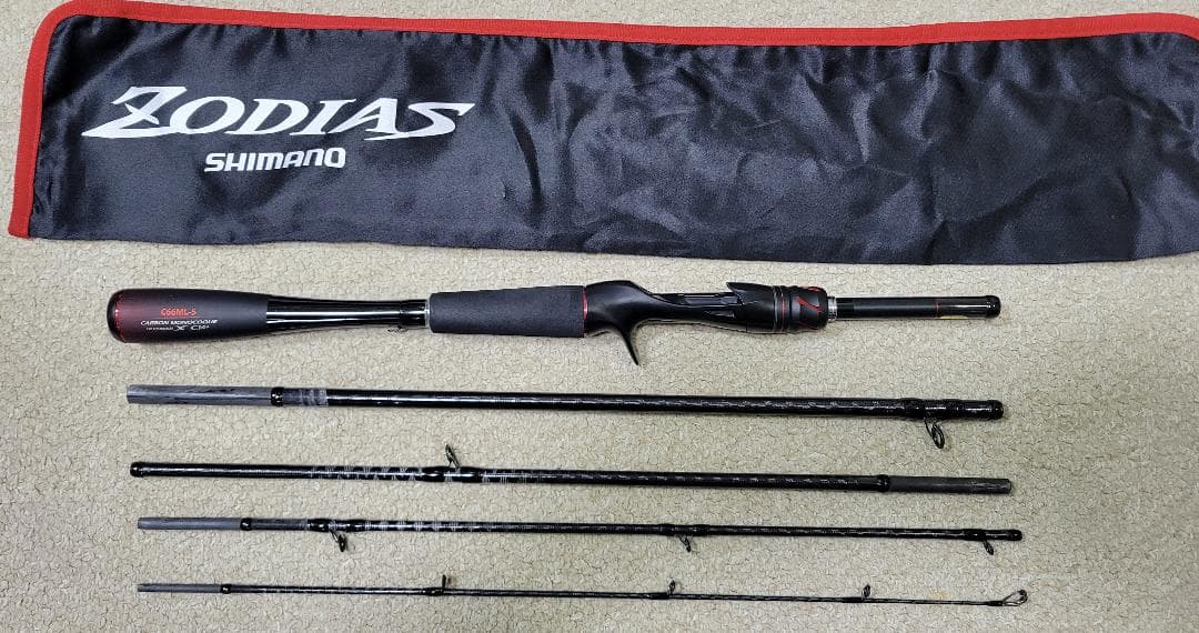 【美品】シマノ ゾディアス C66ML-5 パックロッド