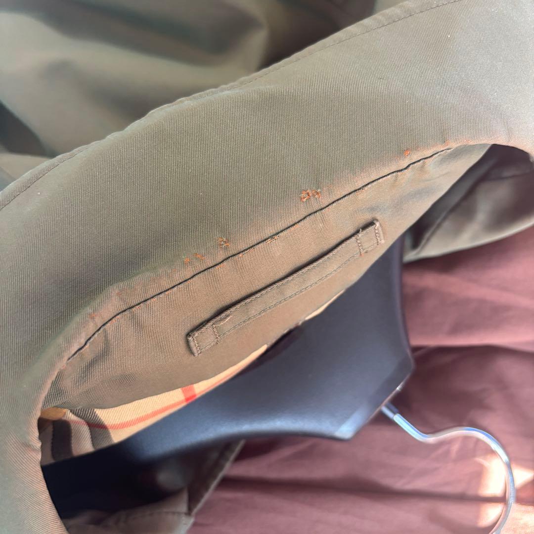 Burberrys ビンテージ　 玉虫色　ステンカラーコート　ノバチェック