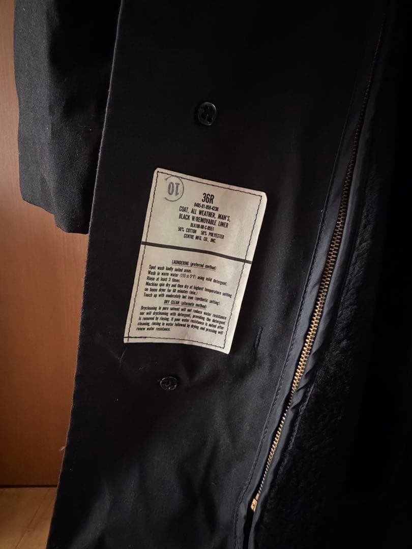 US NAVY 米軍 実物 コート 36R アメリカ軍 ビンテージ USA製