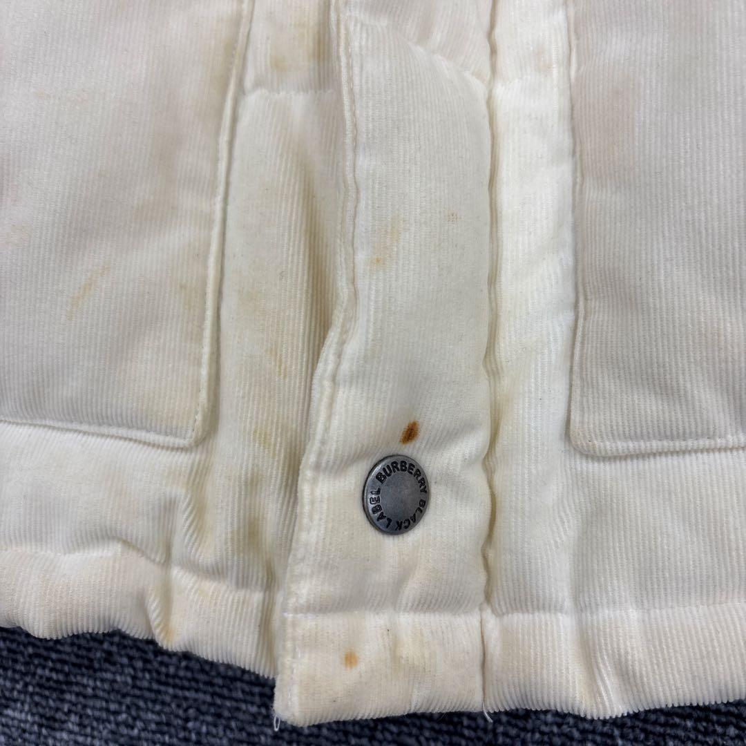 バーバリーブラックレーベル　ダウンジャケット　ファーフード