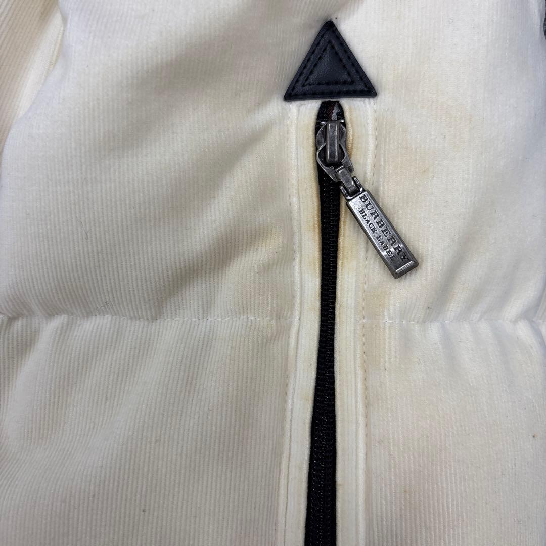 バーバリーブラックレーベル　ダウンジャケット　ファーフード