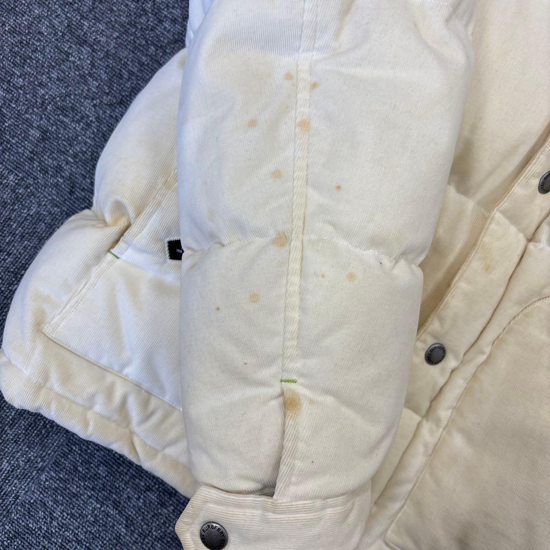 バーバリーブラックレーベル　ダウンジャケット　ファーフード