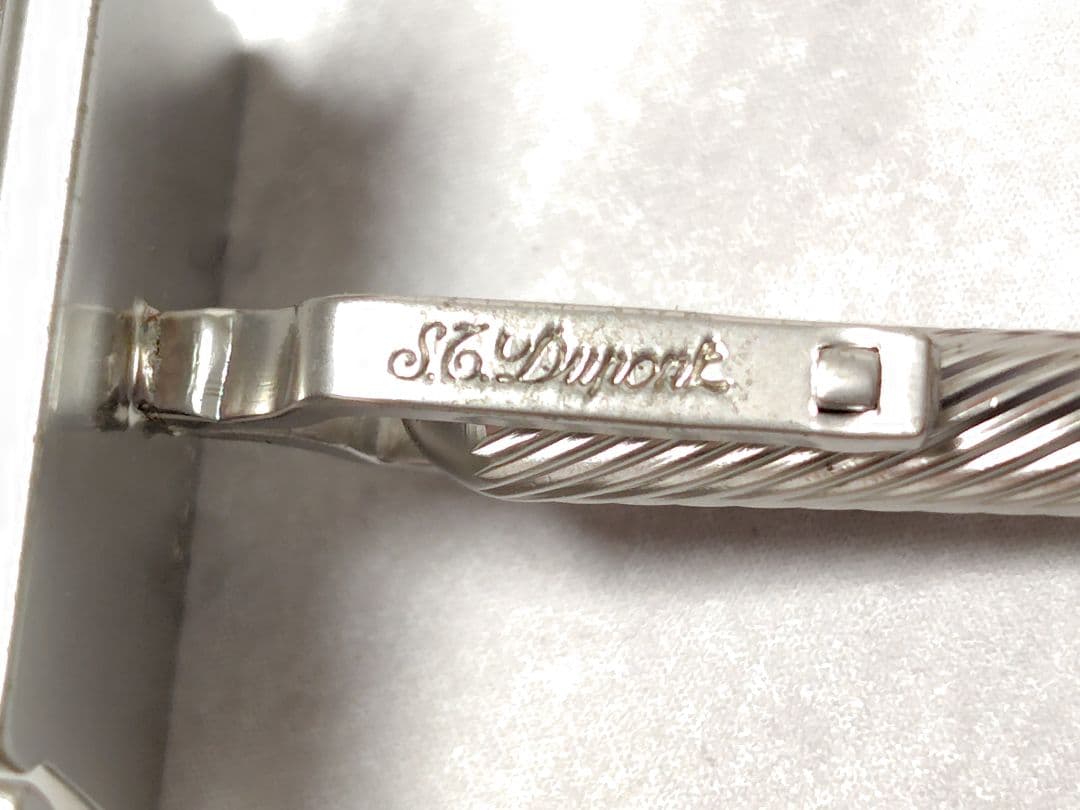 デュポン S.T.DUPONT カフス タイピンセット SV925 SILVER S.T Dupon