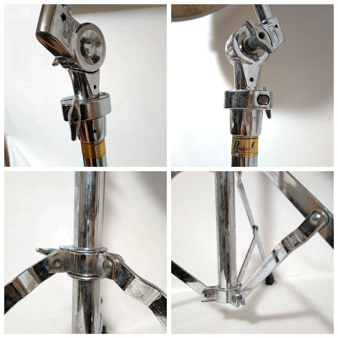 Pearl　パール　ティンバレス　13インチ 14インチ　スタンド付き　打楽器