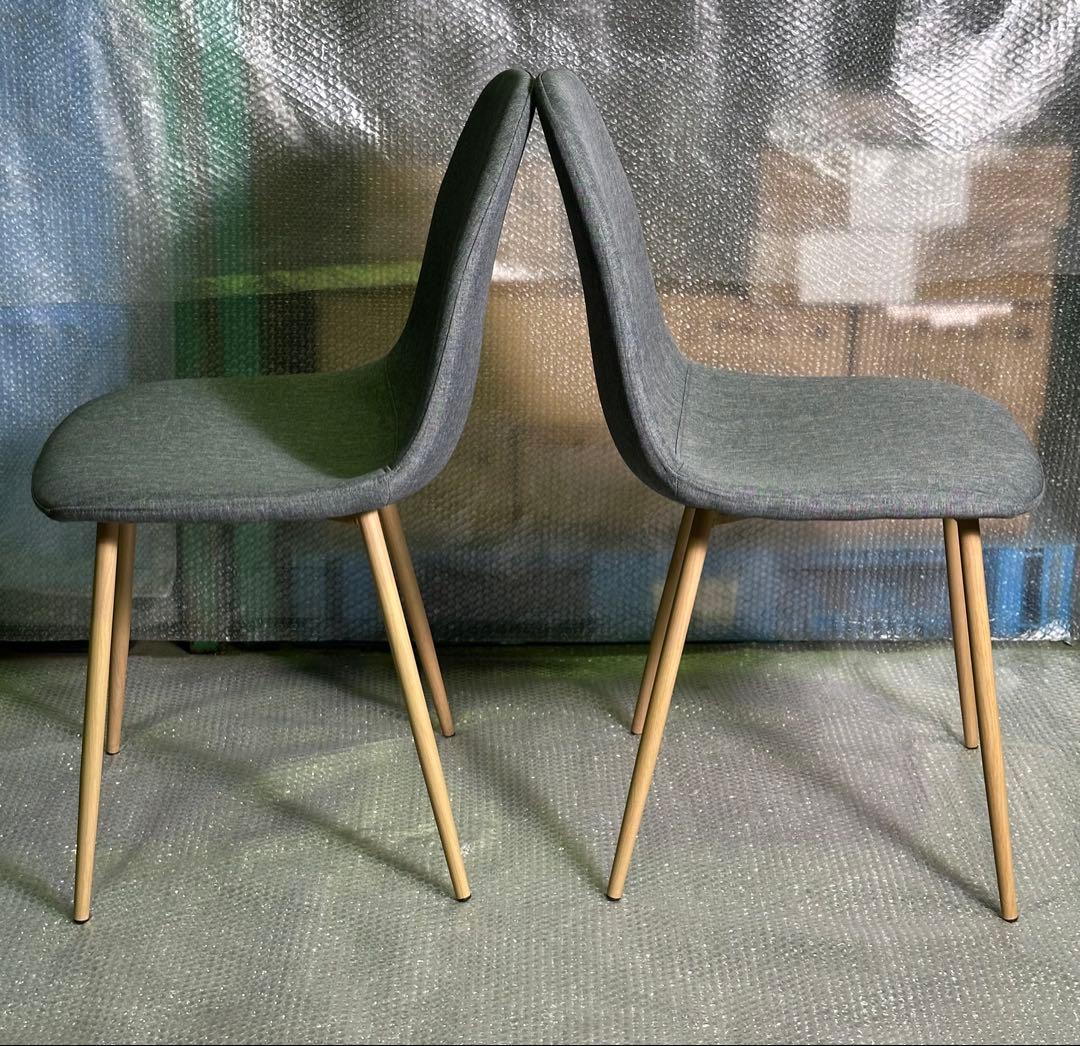 新品 ダイニングチェア インテリア 椅子 オシャレ 高評価4脚セット グレー