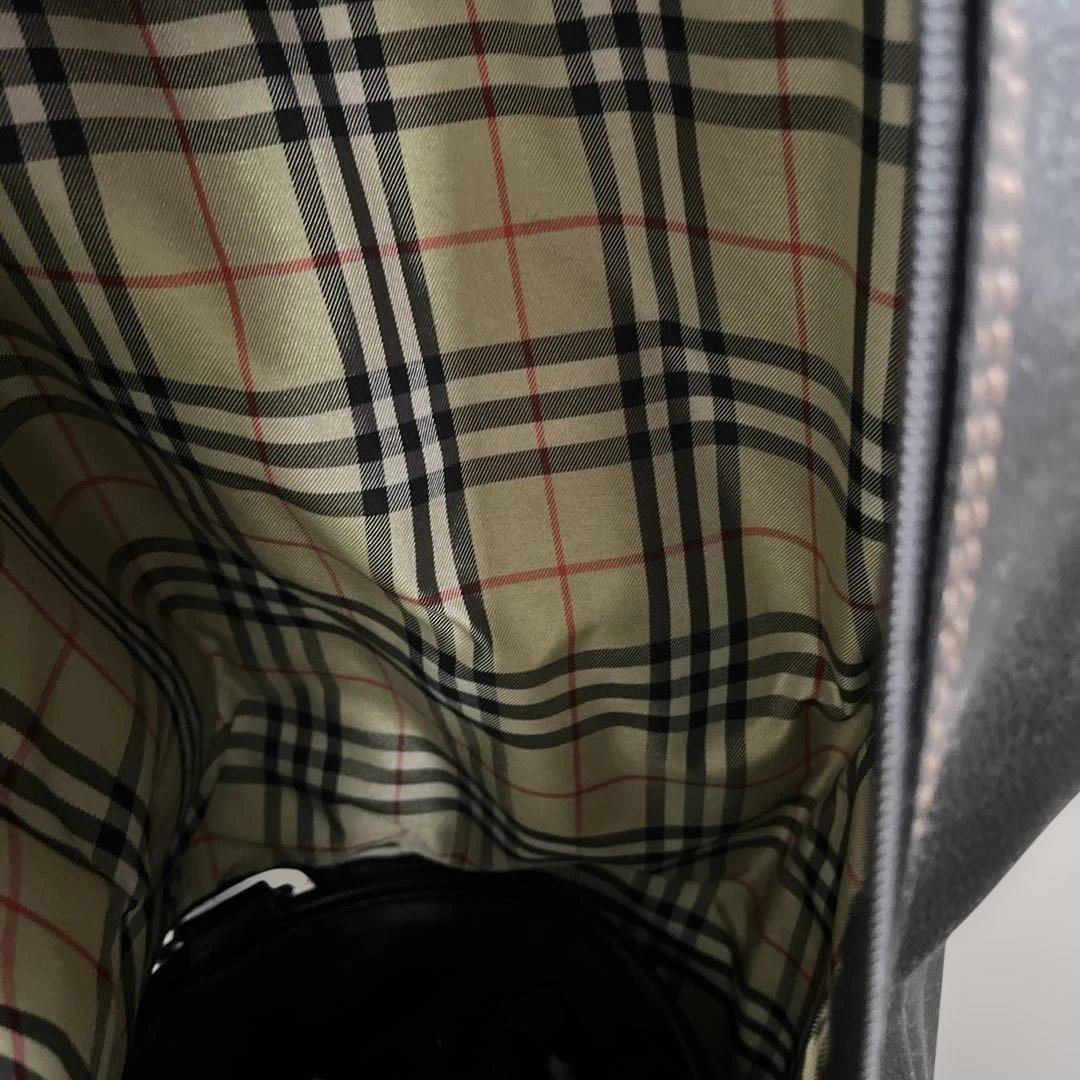 BURBERRY GOLF 黒 レザー キャディバッグ