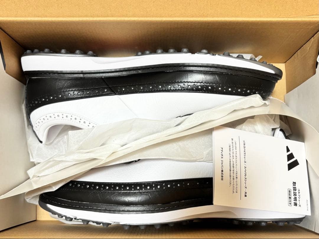 27.5cm adidas Golf MC80 ゴルフシューズ ID4750 白