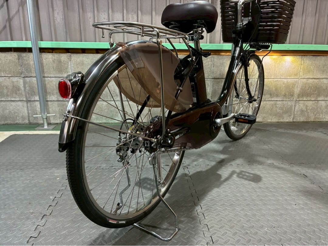 №8676 電動自転車パナソニック　ビビDX 24インチ ブラック　✨美品✨
