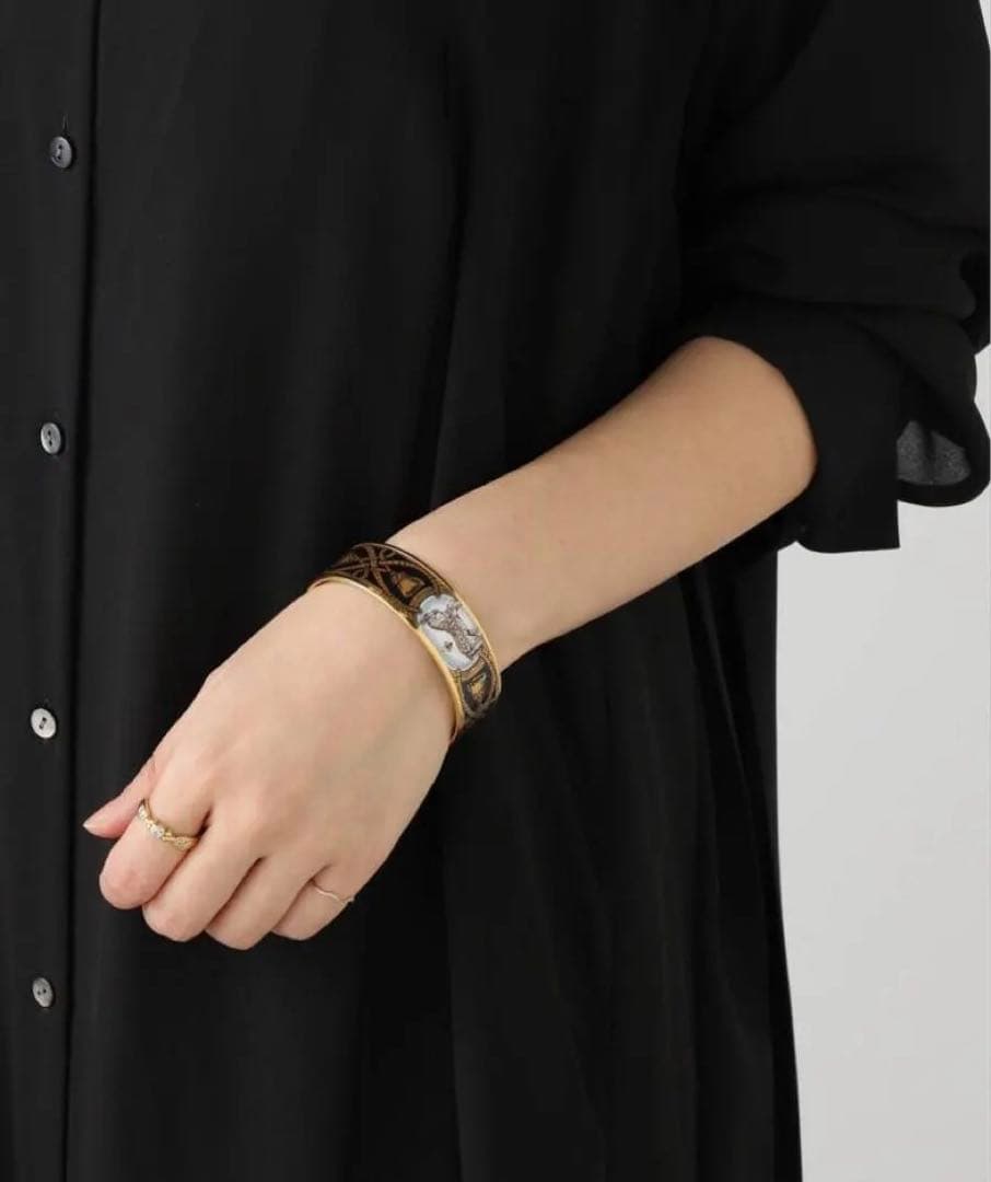 エルメス エマイユ バングル 馬柄 オーストリア HERMES ブレスレット