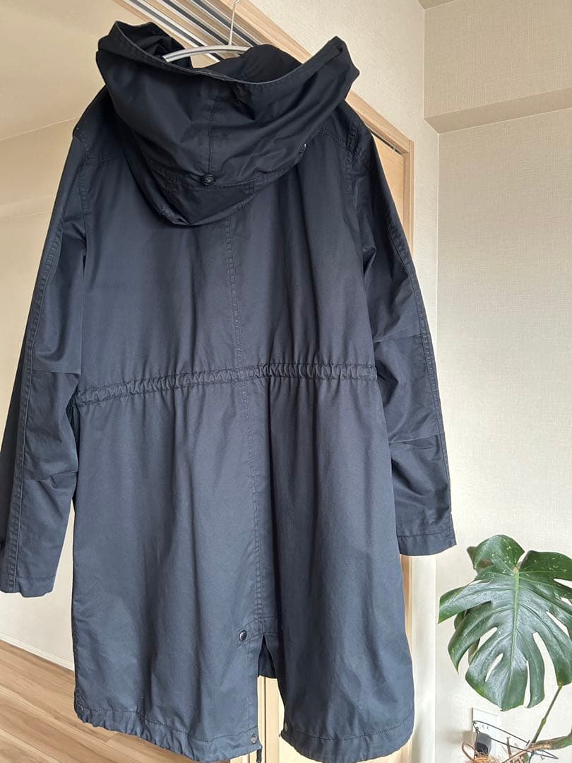 貴重Mサイズ【大柄さんに】ウールリッチ　ラビットファーライナー付きモッズコート