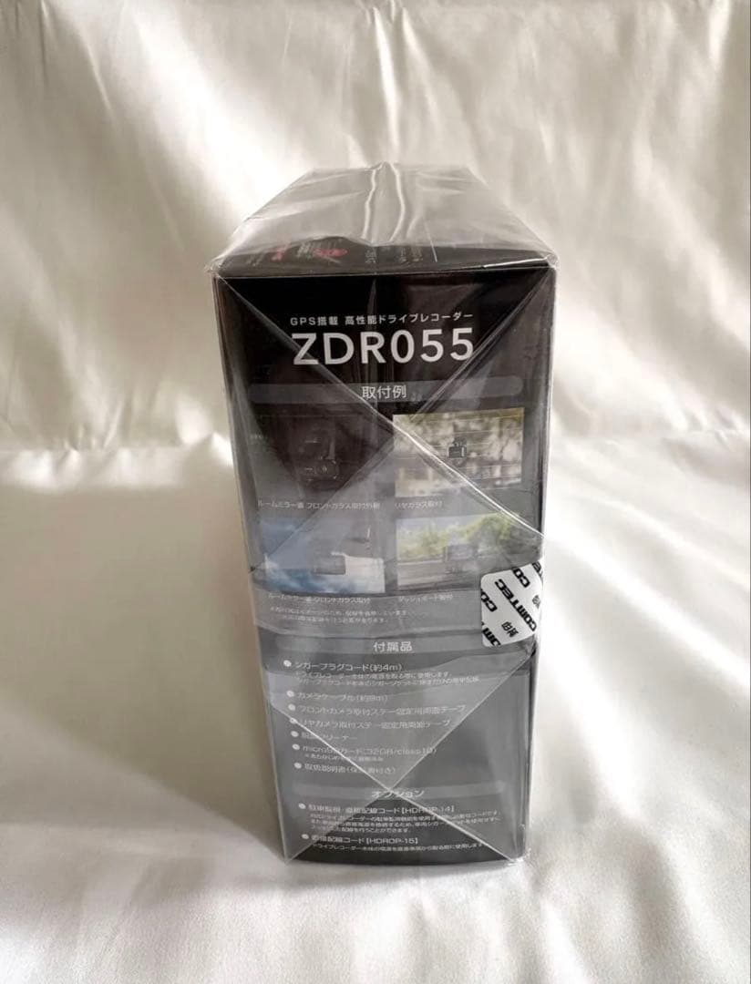 新品未開封 コムテックZDR055前後2カメラSTARVIS2 駐車監視コード付