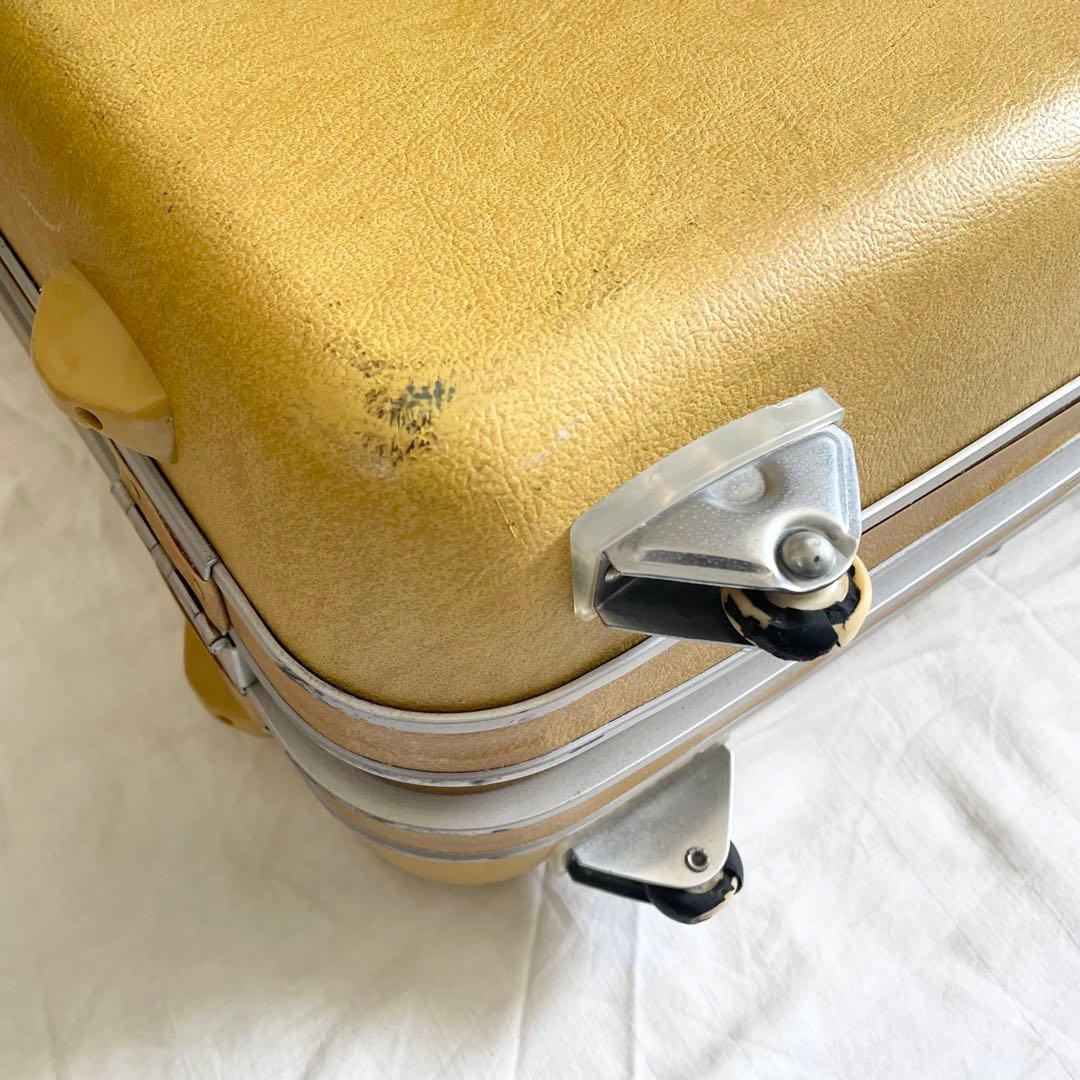 チャイビンテージ　サムソナイト　samsonite トランクケースイエロー