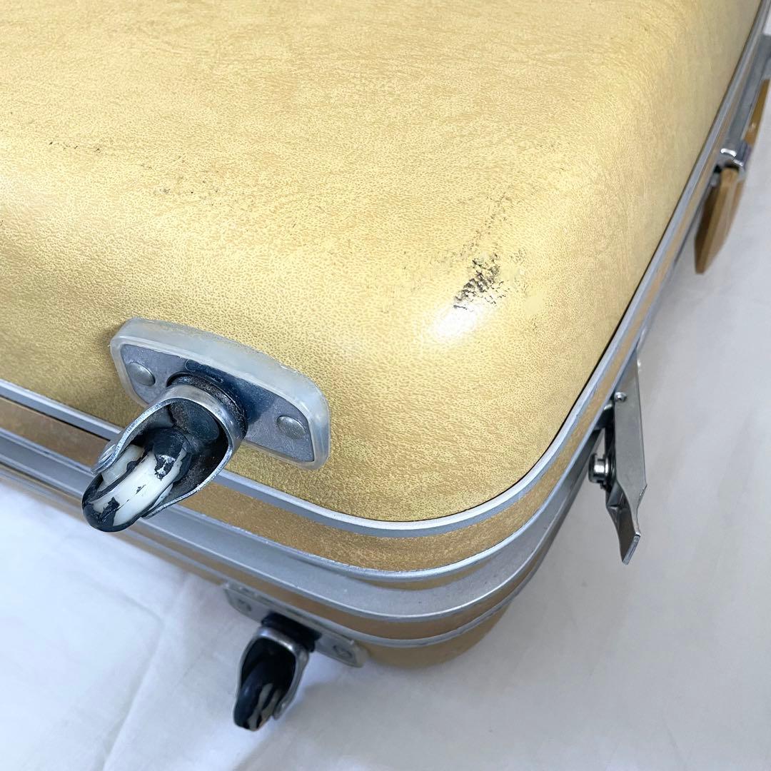 チャイビンテージ　サムソナイト　samsonite トランクケースイエロー