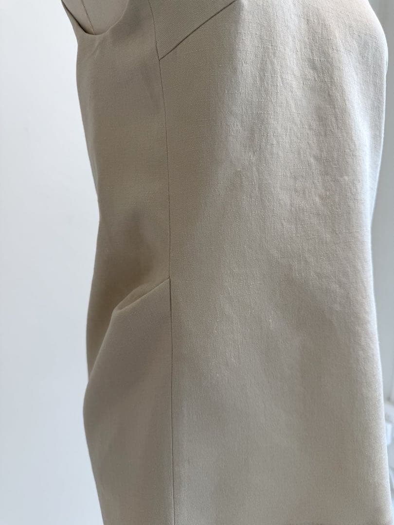 【H】neau linen tops cream