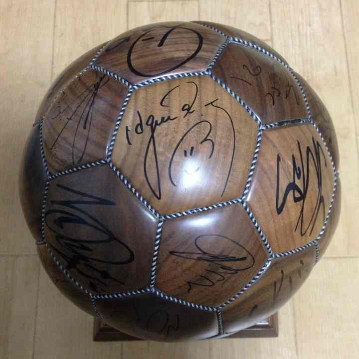 松本山雅Ｊ１昇格記念！木製サインボール