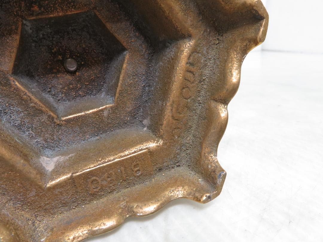 イスラエル メノーラー 真鍮製 7燭台 キャンドルスタンド 高さ32cm