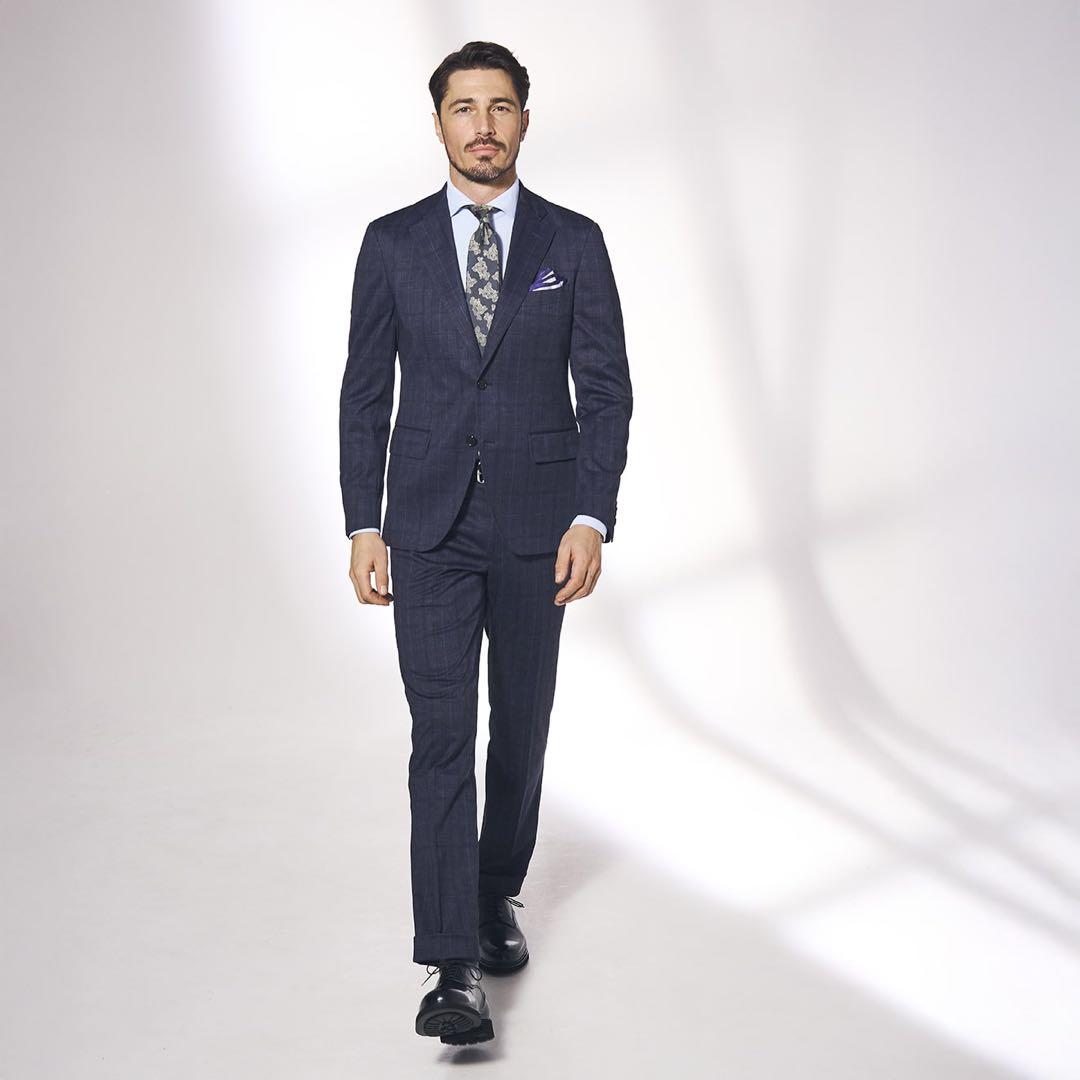 ONLY TRAVELER JERSEY 25SS ジャケット ネイビーチェック