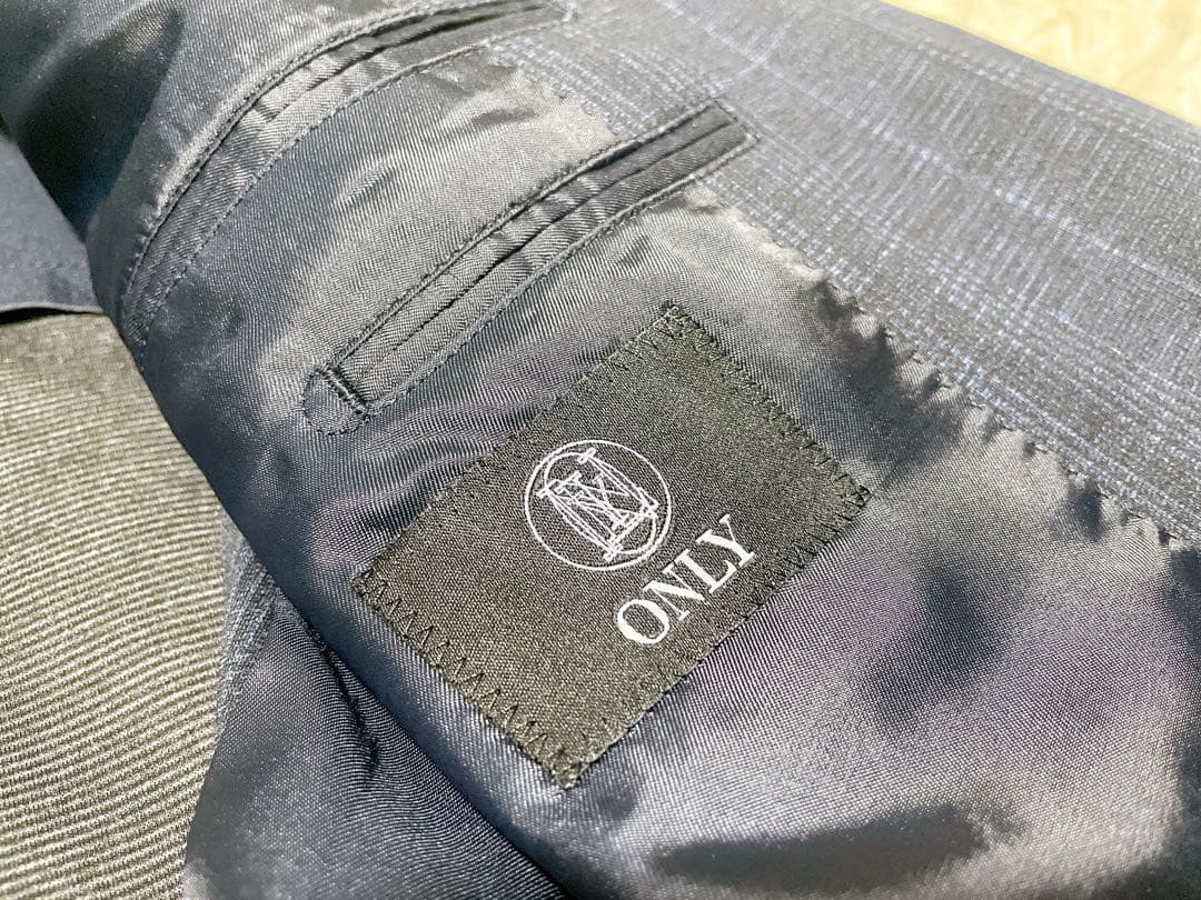 ONLY TRAVELER JERSEY 25SS ジャケット ネイビーチェック