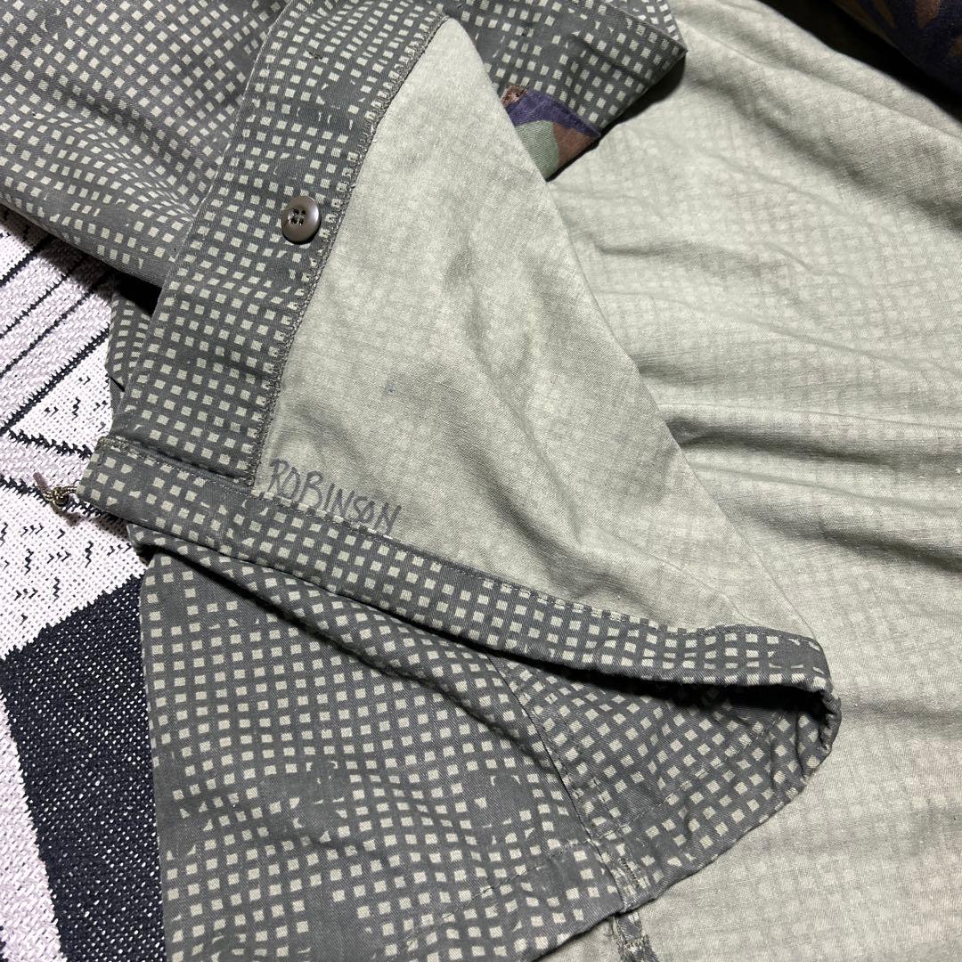 米軍実物 ナイトカモパーカー フィッシュテール ポケットカスタム 84年 「S」