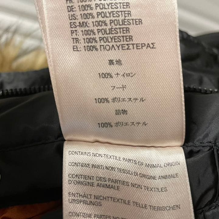 【美品】DIESEL ディーゼル　モッズコート　ダウン　ブラック