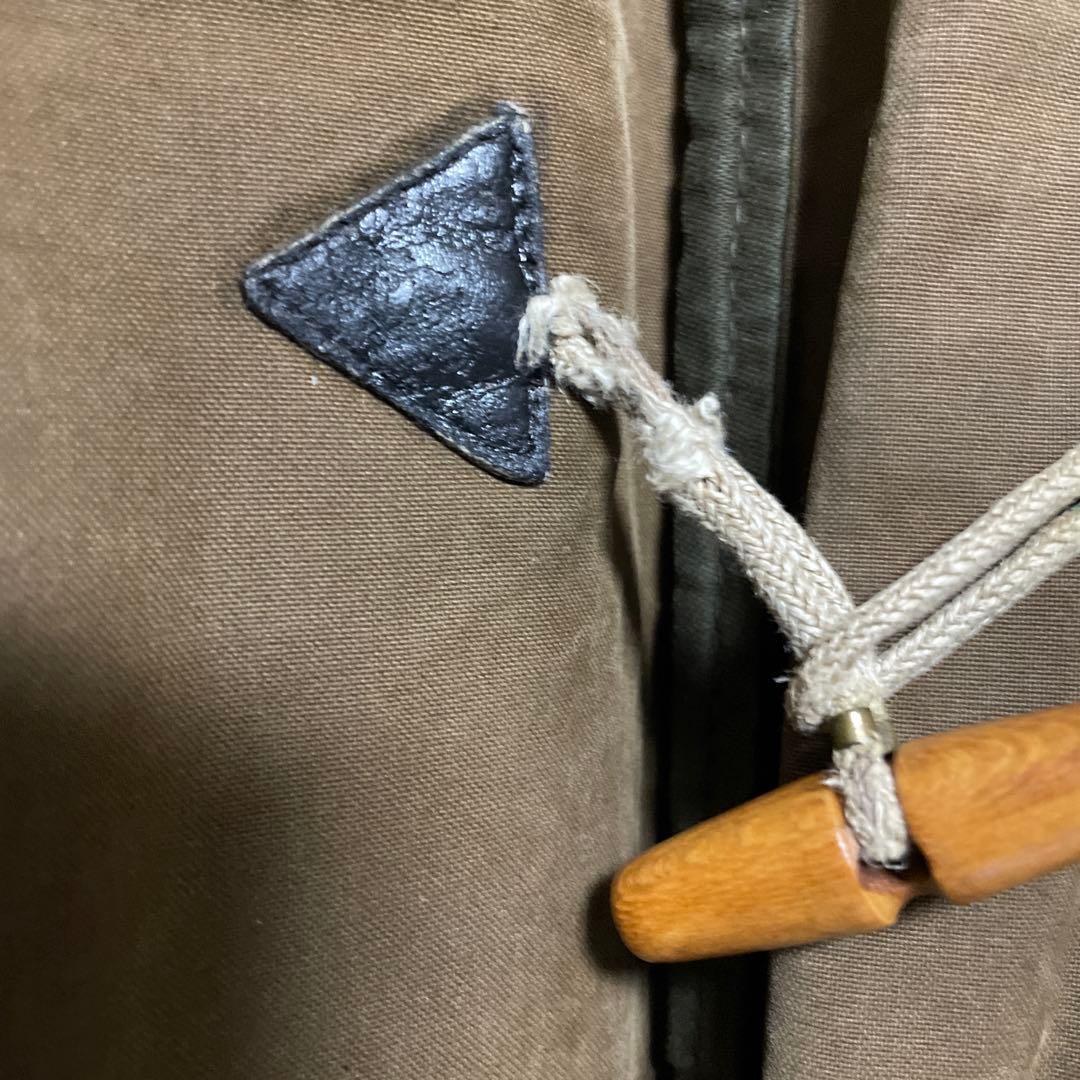 00年代 英国製 Barbour バブアー ワックスコットン ダッフルコート