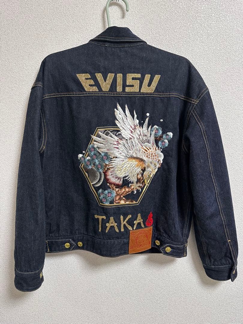 EVISU 刺繍デザイン デニムジャケット