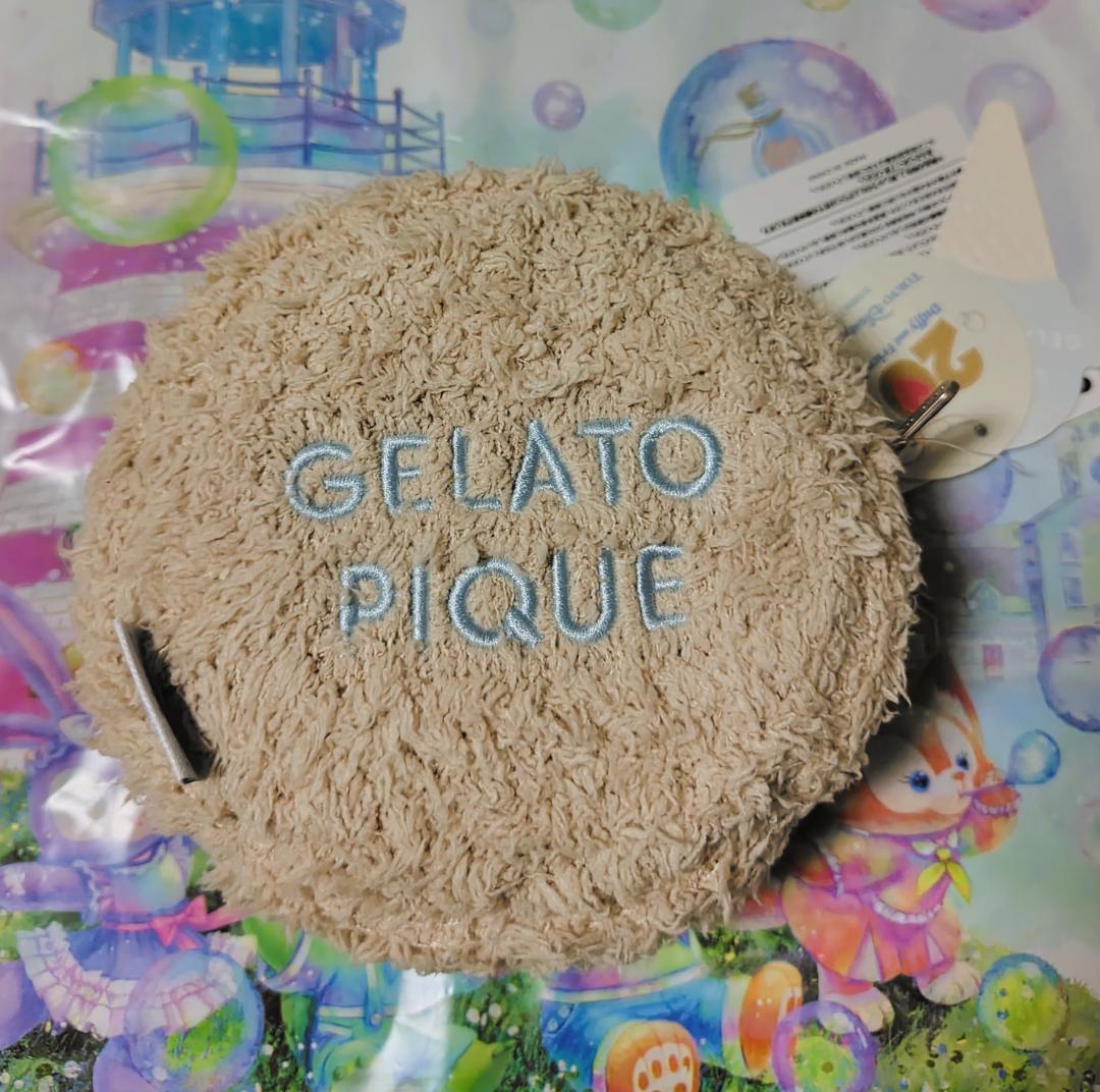 ２点セット　ジェラピケ　ダッフィー　ニットブランケット　ポーチ