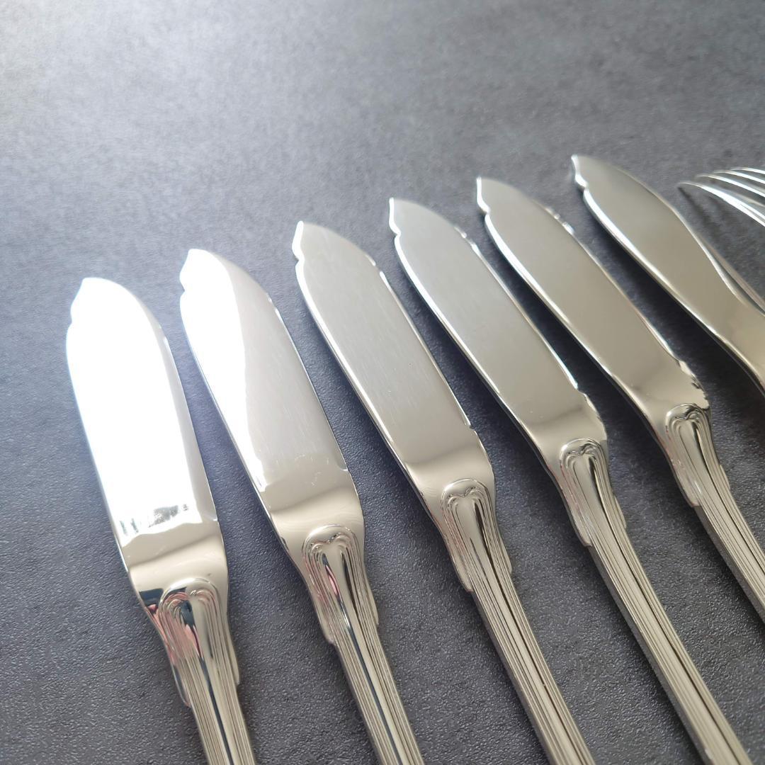 希少 極美品 クリストフル ポートロイヤル フィッシュ ナイフ フォーク
