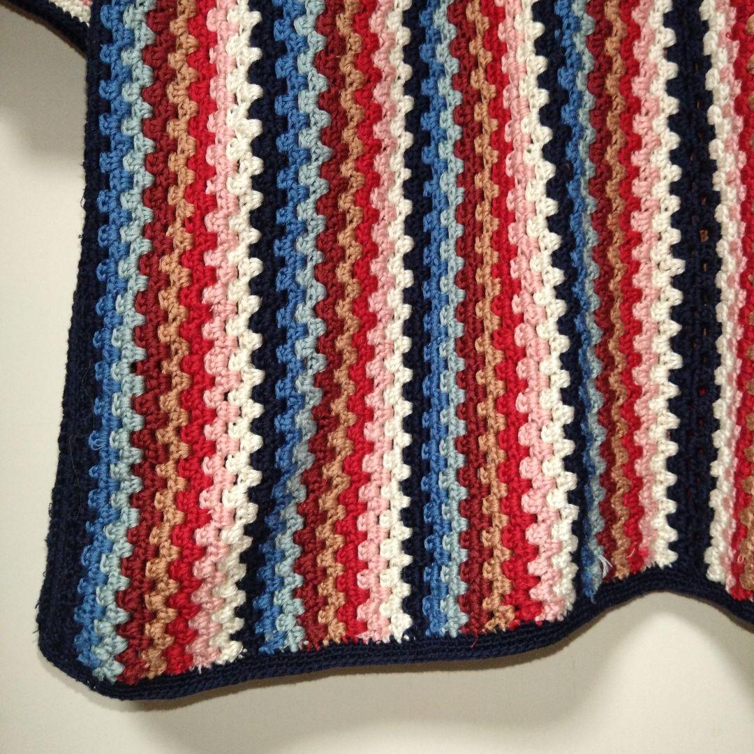 Vintage コットン　ニット　ワンピース　　 luik rose OZ