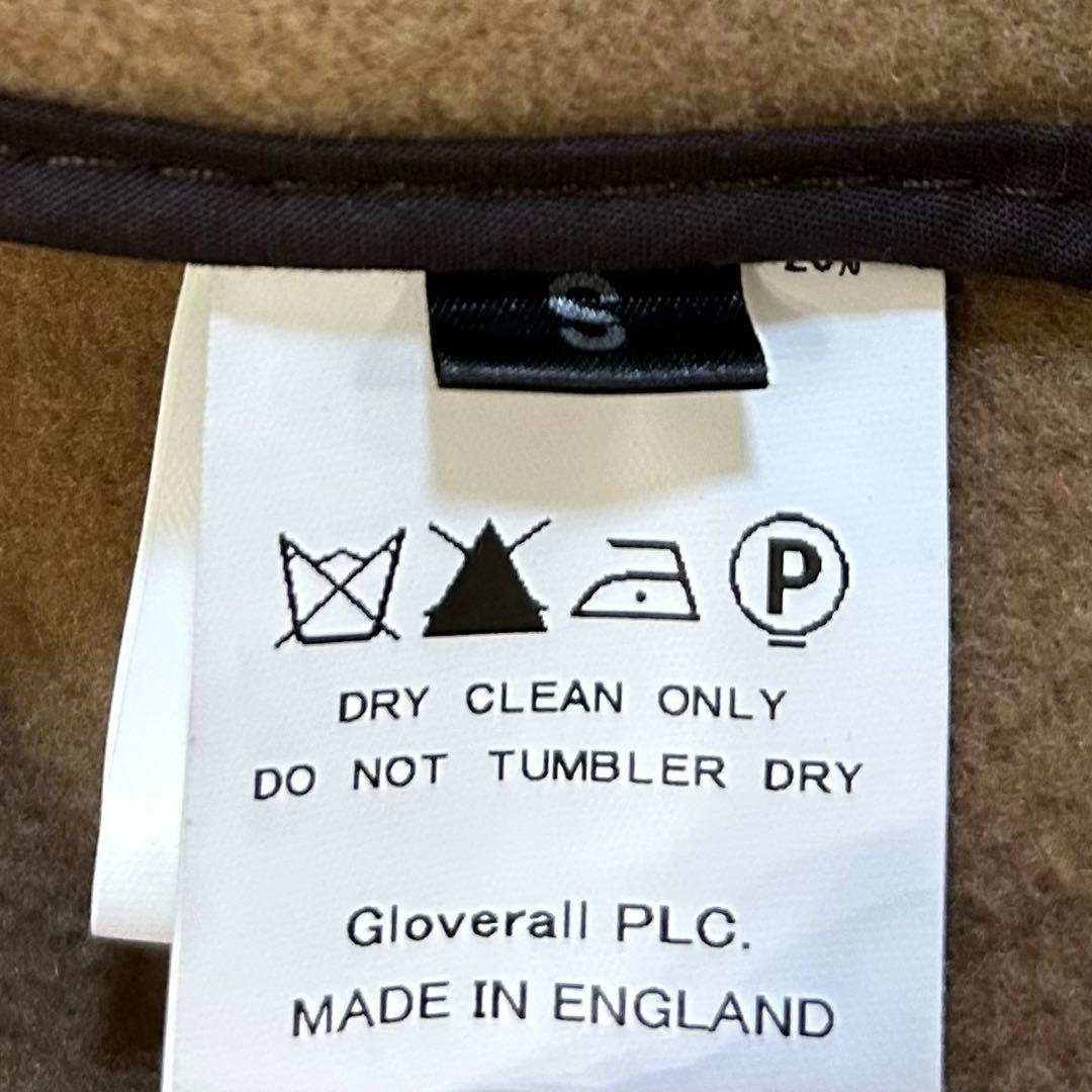 【極美品】ビームス別注 グローバーオール ダッフルコート キャメル 英国製 S