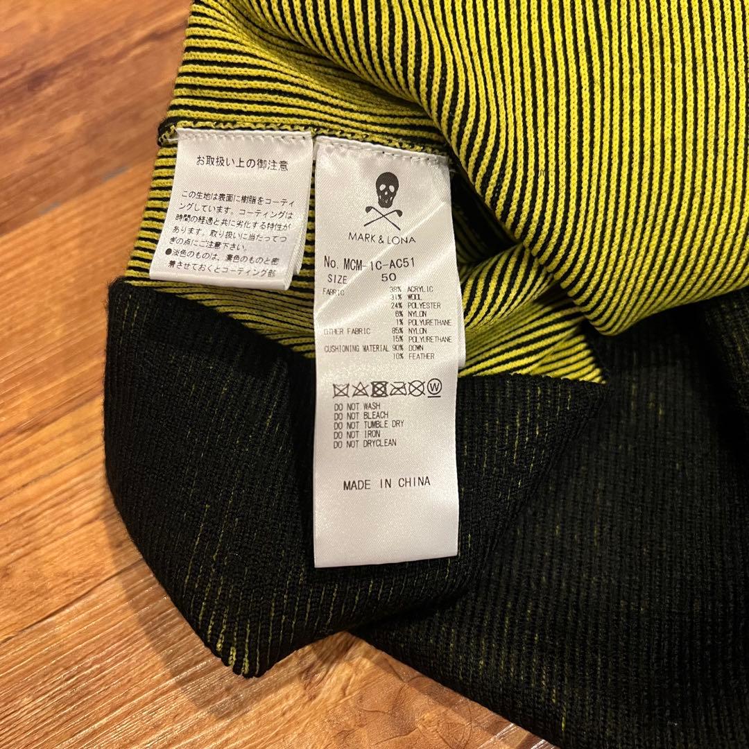 mksokun7　MARK & LONA ハーフジップセーター 50