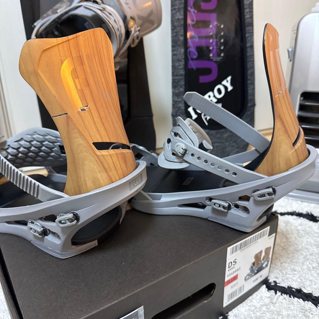 やまさん専用　FLUX DS ビンディング M グレー/ウッド　23-24