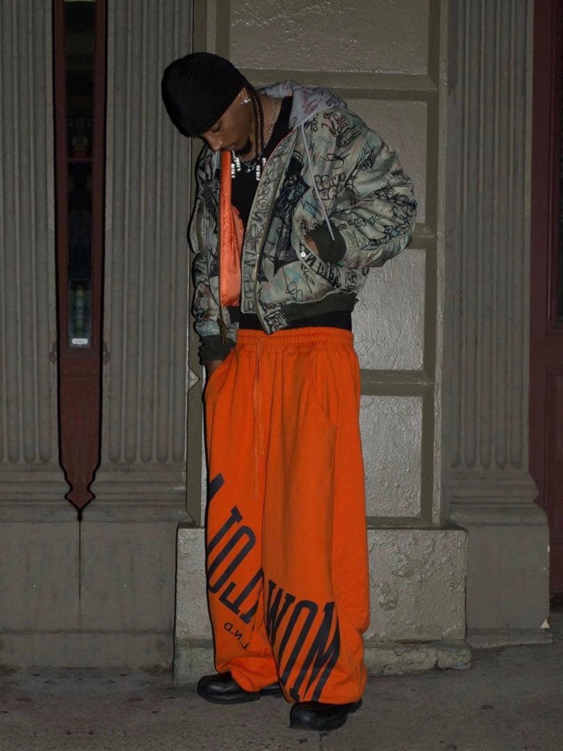 ジャケット・アウター mowalola graffiti bomber jacket