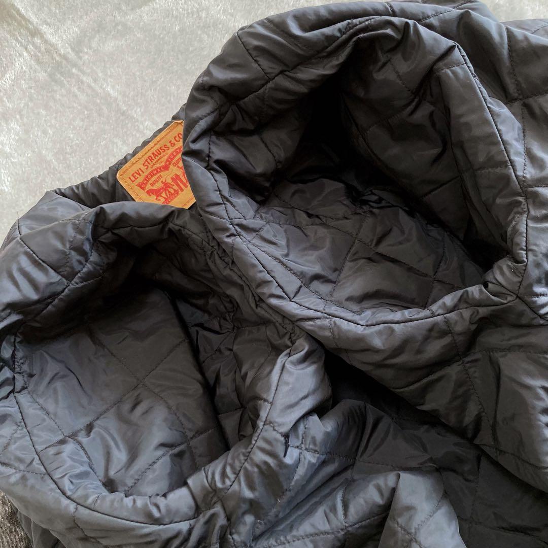 リーバイス デニム ボンバージャケット フェード ブラック L